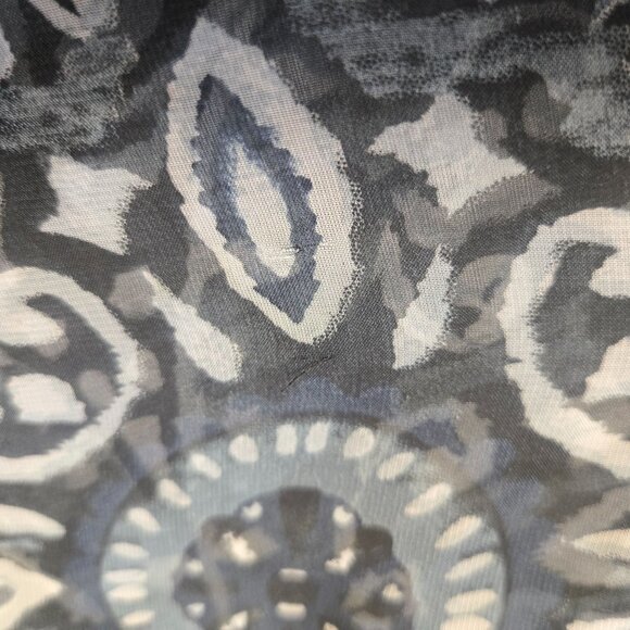 Pretty Angel S Sheer Black Tunic Top Gypsy Geometric Floral Whimsigoth Dark Fair - Picture 12 of 13